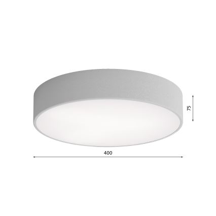 Brilagi - Érzékelős mennyezeti lámpa CLARE 3xE27/24W/230V átm. 40 cm szürke