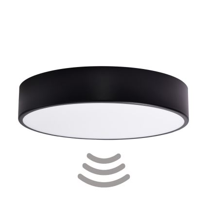 Brilagi - Érzékelős mennyezeti lámpa CLARE 3xE27/40W/230V átm. 40 cm fekete