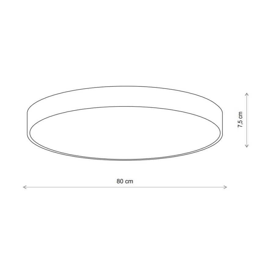 Brilagi - Érzékelős mennyezeti lámpa CLARE 6xE27/24W/230V átm. 80 cm bézs