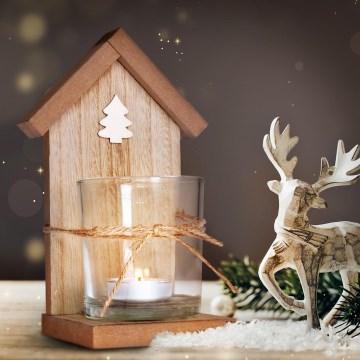 Brilagi - Fa mécses tartó teamécseshez