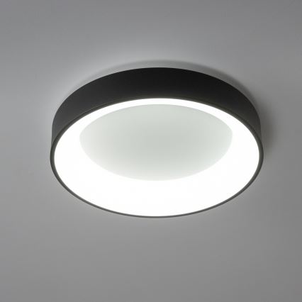 Brilagi - LED dimmelhető mennyezeti lámpa FALCON LED/80W/230V 3000-6500K Ø 60 cm fekete + távirányító