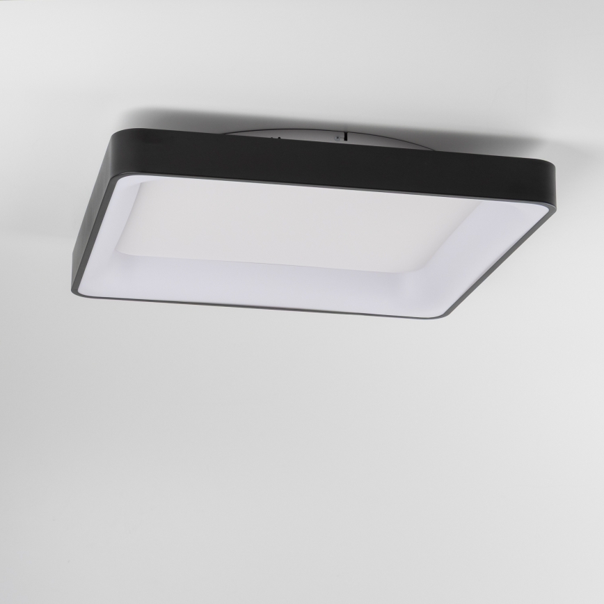 Brilagi - LED fényerőszabályozható mennyezeti lámpa FALCON II LED/125W/230V 3000-6500K 60x60 cm fekete + távirányító