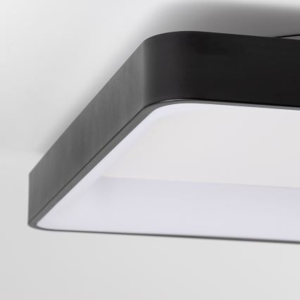 Brilagi - LED fényerőszabályozható mennyezeti lámpa FALCON II LED/125W/230V 3000-6500K 60x60 cm fekete + távirányító