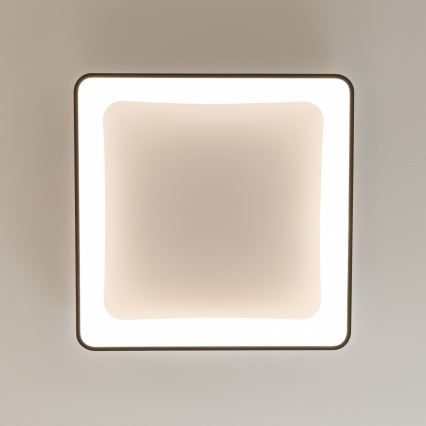 Brilagi - LED fényerőszabályozható mennyezeti lámpa FALCON II LED/125W/230V 3000-6500K 60x60 cm fekete + távirányító
