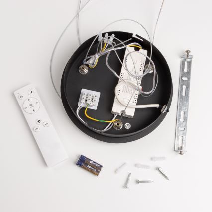 Brilagi - LED dimmelhető függeszték kábelre FALCON LED/80W/230V 3000-6500K átm. 60 cm fekete + távirányító