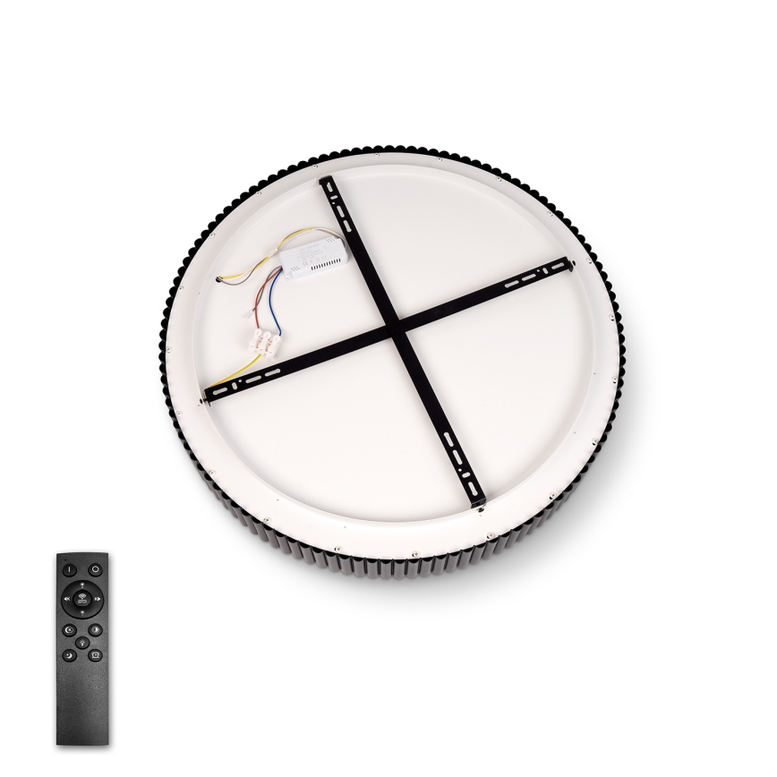 Brilagi - LED dimmelhető mennyezeti lámpa FALCON MODERN LED/30W/230V 3000-6500K Ø 40 cm fekete + távirányító