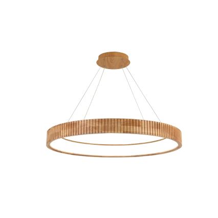 Brilagi - kábeles LED csillár FALCON WOOD MODERN LED/60W/230V 3000/4000/6000K átm. 80 cm fa