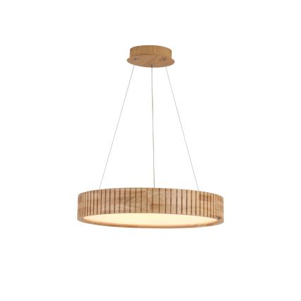 Brilagi - kábeles LED függeszték FALCON WOOD MODERN LED/30W/230V 3000/4000/6000K átm. 45 cm fa kivitel
