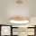 Brilagi - FALCON WOOD modern LED kábeles függeszték, 40 W, 230 V, 3000/4000/6000 K, Ø 60 cm, fa