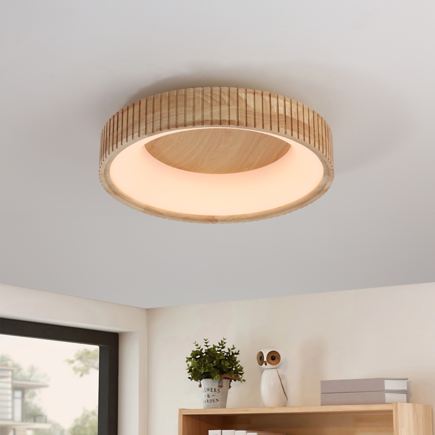 Brilagi - LED mennyezeti lámpa FALCON WOOD MODERN LED/30W/230V 3000/4000/6000K Ø 45 cm fa