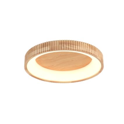 Brilagi - LED mennyezeti lámpa FALCON WOOD MODERN LED/40W/230V 3000/4000/6000K átm. 60 cm, fa kivitel
