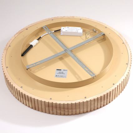 Brilagi - LED mennyezeti lámpa FALCON WOOD MODERN LED/40W/230V 3000/4000/6000K átm. 60 cm, fa kivitel