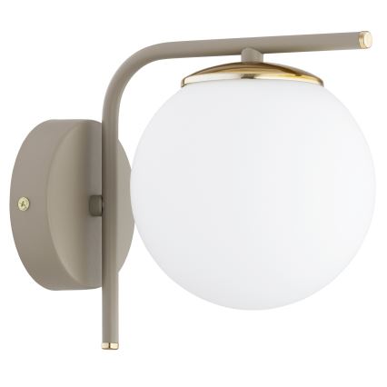 Brilagi - Fali lámpa 1xE27/60W/230V bézs/arany
