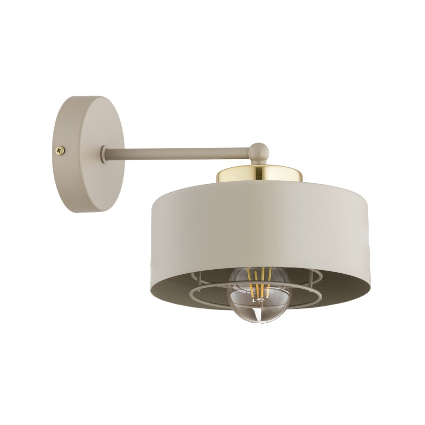 Brilagi - Fali lámpa 1xE27/60W/230V bézs/arany