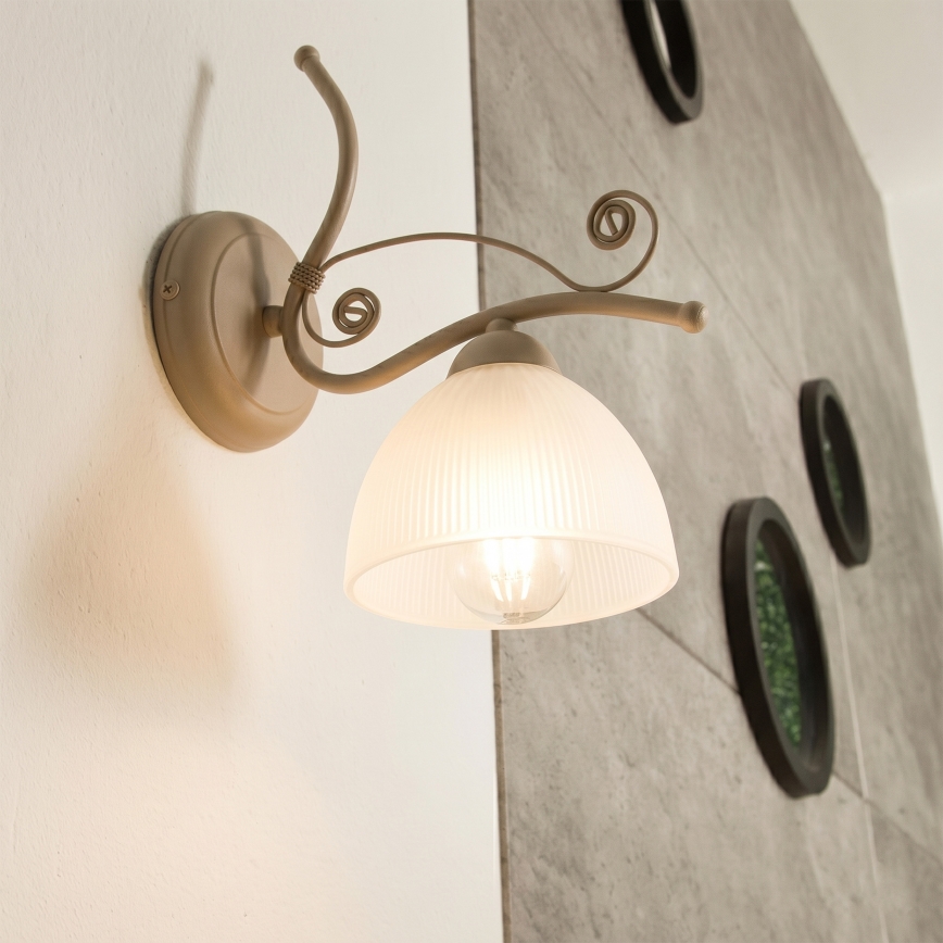 Brilagi - Fali lámpa ANTICO MODERN 1xE27/60W/230V bézs