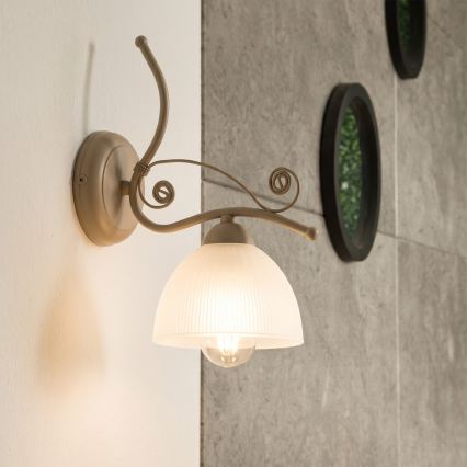 Brilagi - Fali lámpa ANTICO MODERN 1xE27/60W/230V bézs