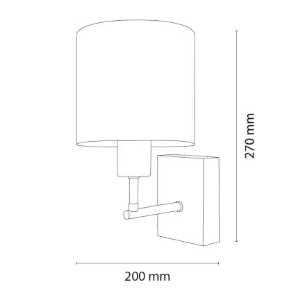 Brilagi - Gyermek fali lámpa BOBO WOOD 1xE27/25W/230V tölgy/fekete/fehér/állatmintás