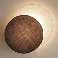 Brilagi - Fali lámpa CIRCLES 1xE27/60W/230V átm. 45 cm krémszínű/barna