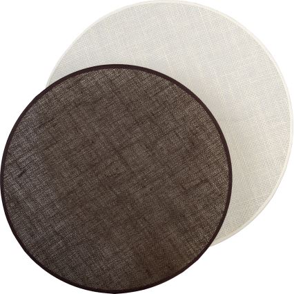 Brilagi - Fali lámpa CIRCLES 1xE27/60W/230V átm. 45 cm krémszínű/barna