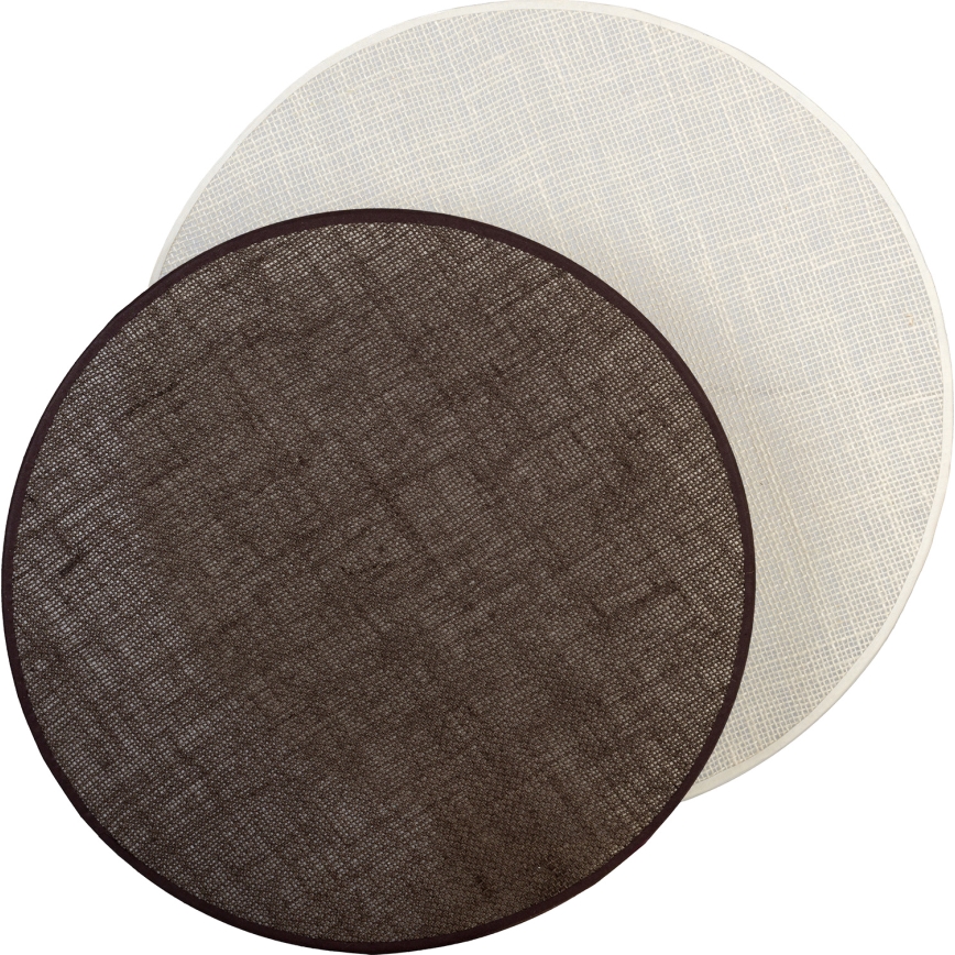 Brilagi - Fali lámpa CIRCLES 1xE27/60W/230V átm. 45 cm krémszínű/barna