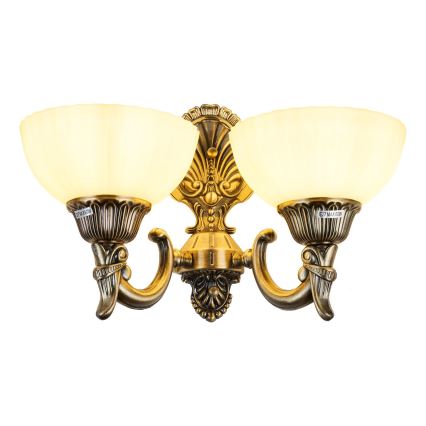 Brilagi - Fali lámpa CLASSIC 2xE27/60W/230V réz