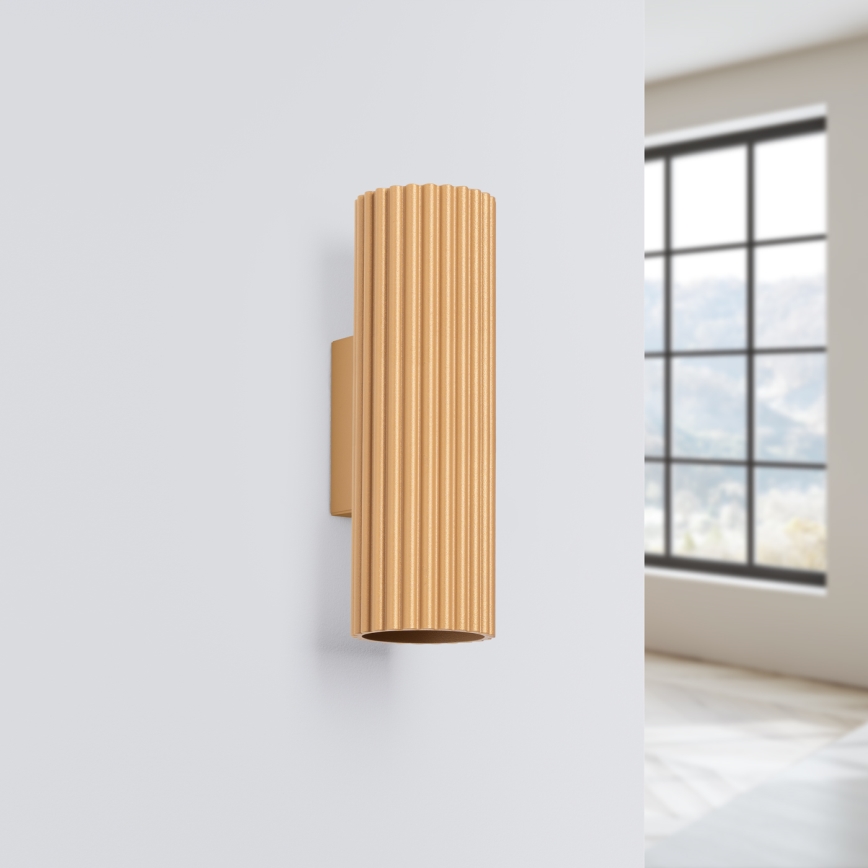 Brilagi - Fali lámpa CRESTO 2xGU10/10W/230V 20 cm arany