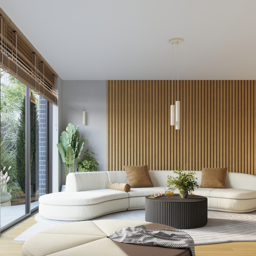 Brilagi - Fali lámpa CRESTO 2xGU10/10W/230V 20 cm krémes