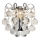 Brilagi - Fali lámpa CRYSTAL 1xE14/60W/230V fényezett króm
