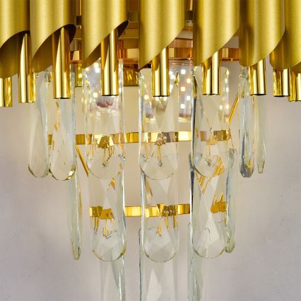 Brilagi - Fali lámpa ECLIPSE 2xE14/10W/230V aranyszínű