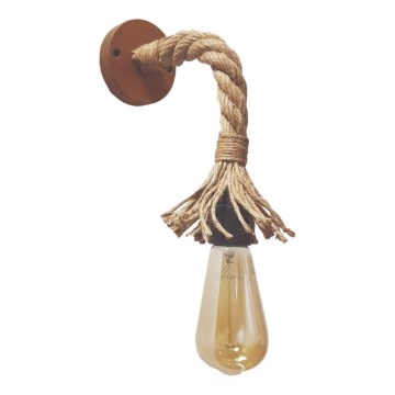 Brilagi - Fali lámpa KOS 1xE27/60W/230V bükkfa