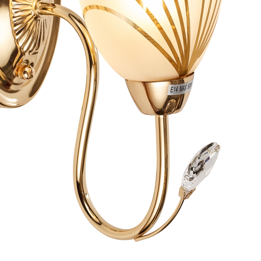 Brilagi - Fali lámpa MEGAPOLIS 1xE14/60W/230V arany