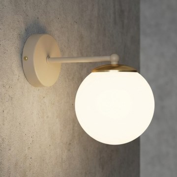Brilagi - Fali lámpa MILO ECRU 1xE27/60W/230V bézs/arany