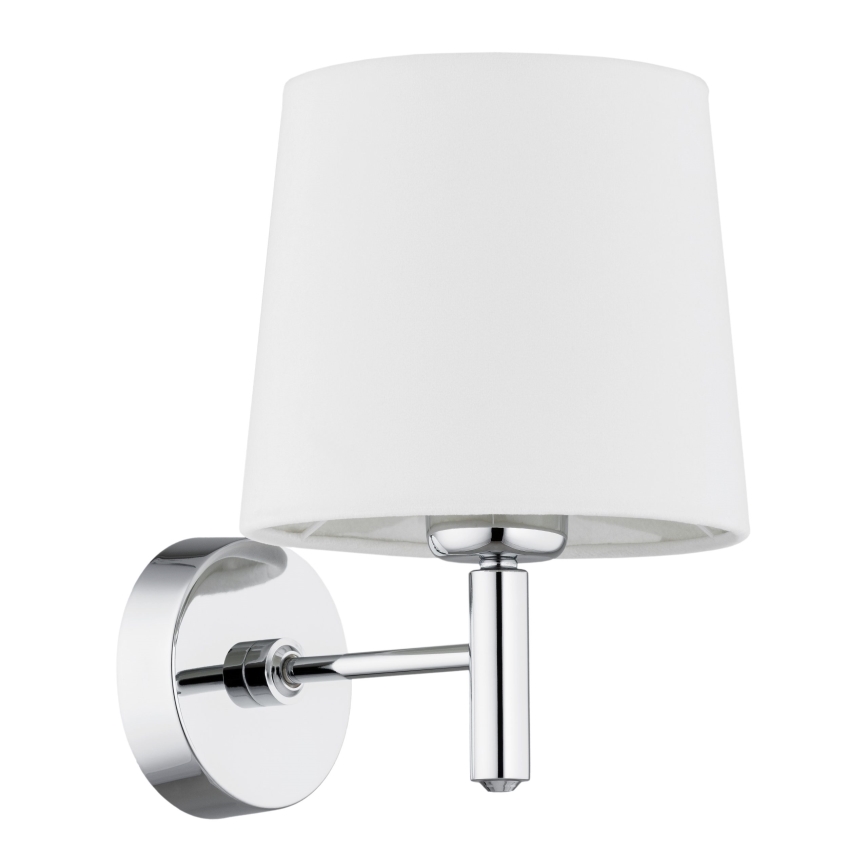 Brilagi - Fali lámpa MONTE 1xE27/60W/230V krémszínű/fényes króm
