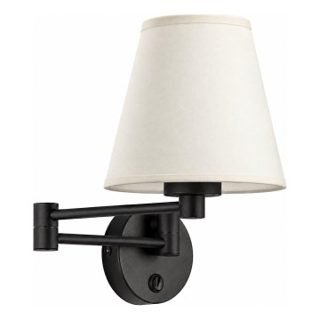 BRILAGI - Fali lámpa NUBILA 1xE27/15W/230V krémszínű/fekete