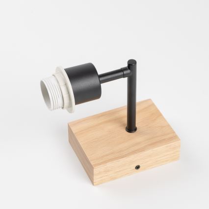 Brilagi - Fali lámpa NUBILA WOOD 1xE27/25W/230V tölgy/szürke
