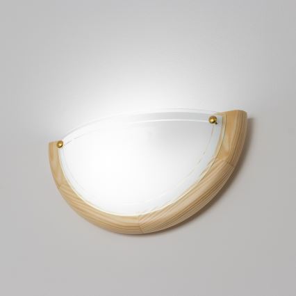 Brilagi - Fali lámpa ORBIS 1xE27/60W/230V 30 cm fenyő