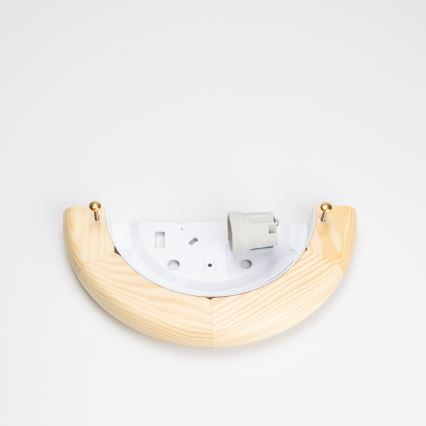 Brilagi - Fali lámpa ORBIS 1xE27/60W/230V 30 cm fenyő