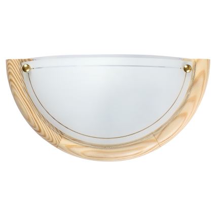Brilagi - Fali lámpa ORBIS 1xE27/60W/230V 30 cm fenyő