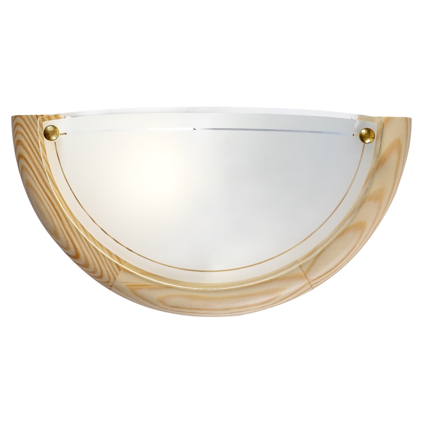 Brilagi - Fali lámpa ORBIS 1xE27/60W/230V 30 cm fenyő
