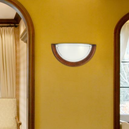 Brilagi - Fali lámpa ORBIS 1xE27/60W/230V 30 cm fenyő