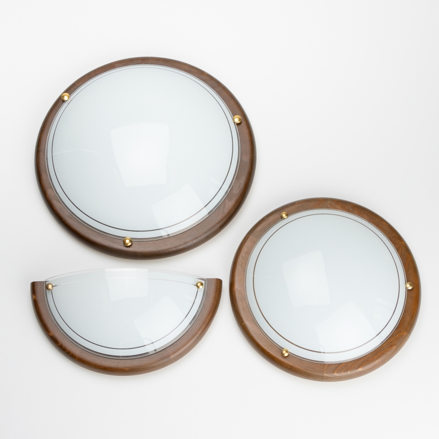 Brilagi - Fali lámpa ORBIS 1xE27/60W/230V 30 cm fenyő