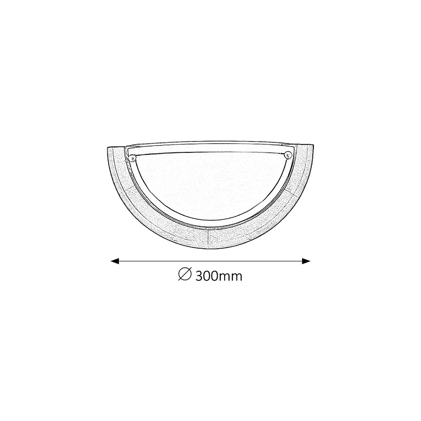 Brilagi - Fali lámpa ORBIS 1xE27/60W/230V 30 cm fenyő