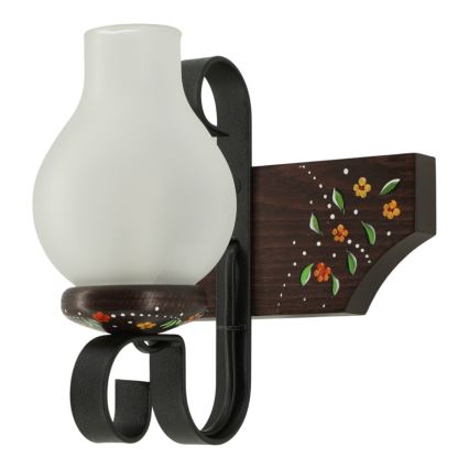 Brilagi - Fali lámpa QUEEN 1xE14/40W/230V bükk/wenge