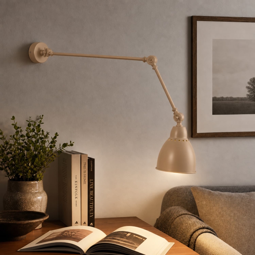 BRILAGI - Fali lámpa QUILL 1xE27/40W/230V 83 cm bézs