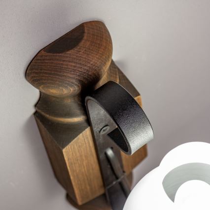 Brilagi - Fali lámpa RUSTIC 1xE14/40W/230V bükkfa