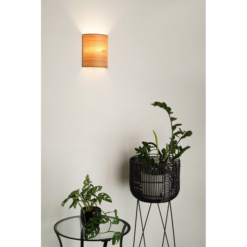 Brilagi - Fali lámpa SEMI 1xE27/15W/230V átm. 20 cm barna