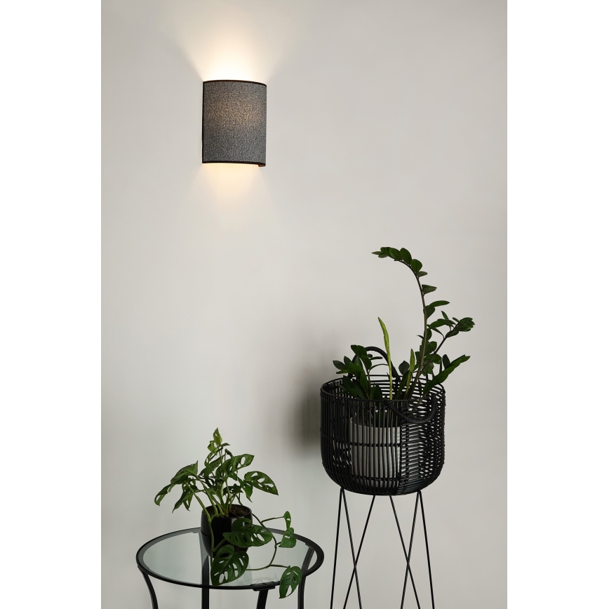 Brilagi - Fali lámpa SEMI 1xE27/15W/230V átm. 20 cm szürke