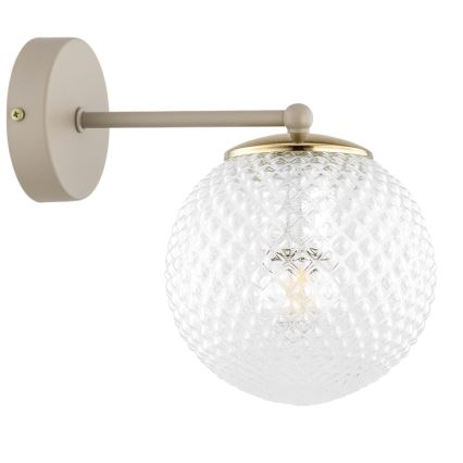 Brilagi - Fali lámpa STELLA 1xE27/60W/230V bézs/arany