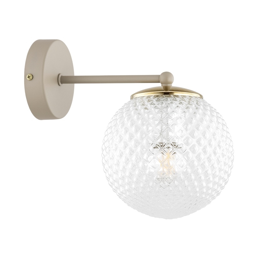 Brilagi - Fali lámpa STELLA 1xE27/60W/230V bézs/arany