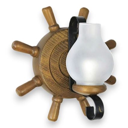 Brilagi - Fali lámpa TIMONA 1xE14/40W/230V bükkfa/dió